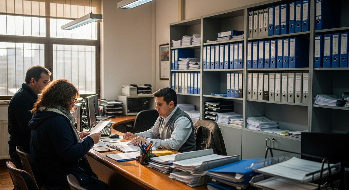 Uruguayan civil registry office in Montevideo representing the Dirección General del Registro de Estado Civil that issues partidas de nacimiento and vital records